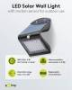 Goobay LED-Solar-Wandleuchte mit Bewegungsmelder, 4 W, sc