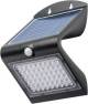Goobay LED-Solar-Wandleuchte mit Bewegungsmelder, 4 W, schwarz, neutralweiß (4000 K), nicht dimmbar, für Außenbereiche (IP65), austauschbarer Akku