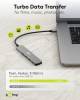 Goobay Slim 4-Port USB-Hub, USB-C™ auf USB-C™, 5 Gbit/s, 