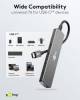 Goobay Slim 4-Port USB-Hub, USB-C™ auf USB-C™, 5 Gbit/s, 