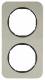 Berker 10122104 R.1 frame, stainless steel / black