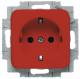Busch Jaeger 2CKA002013A5465 BJ 20 EUCKS-217-101 SCHUKO Steckdosen-Einsatz rt RAL3020 SI/Reflex