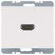 Berker 3315437009 HDMI sockets m 90 ° Stecka, K.1 polar white