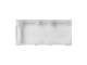ALLNET Brick'R'knowledge plastic tray 2x1 transparent top and bottom pack of 10