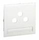 Schneider Electric 5970110 Schneider central plate antenna socket 3-hole (R+TV+SAT)