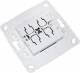 ELDAT RTS33E5004A11-02K wall switch Easywave 868MHz for format B5 for double rocker