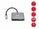 Equip Dock 5-1 USB-C->HDMI,VGA,USB-A,AUX,100W USB-C 0.15m