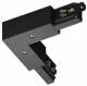 Lts Licht und Leuchten 660280 LTS ST-A L/PE-OUT/9012 black ONETrack AB L connector 3PH+DALI SL=outside 