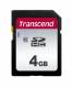 Flash Secure Digital Card (SD) 4GB - Transcend 300S