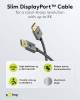 Goobay Plus Series Slim DisplayPort™-Kabel 2.0/2.1, 40 Gb