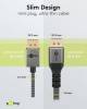 Goobay Plus Series Slim DisplayPort™-Kabel 2.0/2.1, 40 Gb