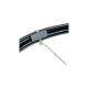 InLine® Kabelbin., Länge 100mm, Breite 2,5mm, Markierfeld quer 8x24mm,100er Pack