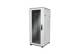 DIGITUS Network cabinet 19inch 26U grey 6/8 H1342xB600xT600mm with glass door incl. 28x Sreew-Set up to 600KG