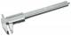 Cimco 210202 stainless steel pocket vernier caliper, 150 mm with locking screw