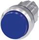 Siemens 3SU10510BB500AA0 illuminated pushbutton 22 mm round blue pushbutton
