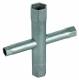 Dehn + Soehne 572000 DEHN wheel wrench St / la , 10,13,17,19mm