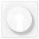 Jung LS928WW Cover for key switch, LS 928 WW alpine white