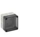 Spelsberg 13750401 TK PC 1111-9-tm Leergehäuse mit Deckel transparent 110x110x90 mm