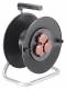 Bachmann 396.183 Kabeltr. Kunstsoff 3f. mit Thermoschutzschalter ohne Kabel sw