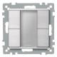 Merten 627660 button 2-fold Plus 6276 60 SYSTEM M alu