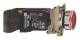 Schneider Electric XB4BW3445 Schneider Leuchtdrucktaster 1S1Ö flach rot BA9s 2