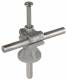 Dehn + Soehne 250000 Dehn line holder DEHNfix 250 000, H = 30mm D = 45mm St / tZn gray plastic