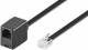 Goobay 68264 Modular Extension Cable RJ12 / RJ25 plug (6P6C) on RJ12 / RJ25 socket (6P6C) -