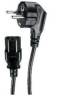 Terra PS-CABLE Kabel Netz/Kaltgerätestecker 1,8 m schwarz (Schuko)
