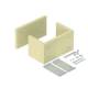 OBO Bettermann 7215782 ZSE90-31-17 LH strain relief for vertical cable routing 
