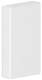 Ggk 12763 end plate alpine white 60x110 mm, 60x110 mm alpine white