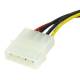 Startech.com SATAPOWADAP 6in 4 Pin Molex zu SATA Stromkabeladapter