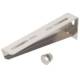 OBO Bettermann 6424442 MWA 12 21S A4 Wand- und Stielausleger mit Befestigungsschraube M10x20 