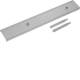 Hager LVZ00RA185 Reserveplatzabdeckung für LV NH00 185 mm 50 mm breit mit 2