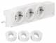Hager VZ00AS Steckdose 3-fach,90° drehbar