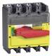 Schneider Electric 31191 Schneider switch disconnector INV400 4p 400A 690VACDC lever red base yellow