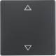 Berker 16206076 toggle switch with print symbol arrows Q.1/Q.3 anthracite velvet