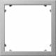 GIRA 028326 Adapterrahmen 45x45 quadr. System 55 Farbe alu