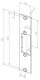 Eff Eff Fritz Fuss -------68835-01 EFF Schließblech ProFix KL Kantig 130x25mm 