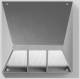 Bega 22260AK4 Wandleuchte silber 4000K entspricht 2260AK4