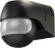 Goobay Motion sensor, tiltable/swivel, black, for surface wall mounting, 180° detection, 12 m range, for outdoor use (IP44), suitable for LED