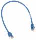 Hager ZZ45WAN040 Patch-Leitung 4kV mit 2xRJ45 Stecker WAN-Anwend.Fb blau L400mm