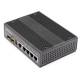 Startech.com IES1G52UP12V Industrial 6-Port Gigabit Ethernet Switch 4x RJ45 + 2x SFP-Slots 30W PoE+ 10/100/1000 Mbit/s -40°C bis +75°C Hutschiene