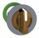 Schneider Electric ZB5FK1353C0 Schneider illuminated selector switch front, plastic, orange, 3-position