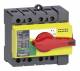Schneider Electric 28920 Schneider switch disconnector INS80 3p 80A 500VACDC lever red base yellow