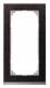 Merten MEG4025-3671 M-Pure Decor frame 2-fold without middle bar wenge/aluminium