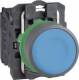 Schneider Electric XB5AA61C0 Schneider Drucktaster, kompl, Kunststoff, tastend, blau, 22mm