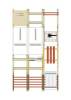 Hager UF53WG4-LS Wandler- und Messfeld , Univ. N, NAR:NH1, Sicherheitslasttrennschalter