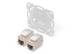 DIGITUS Face Plate w/o central plate w/o frame design compatible 2x DN-93615-S Keystone Modules