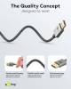 Goobay Plus Series Slim DisplayPort™-Kabel 2.0/2.1, 40 Gb
