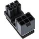 InLine® Stromadapter intern, 180° ATX 6pol Stecker / Buchse